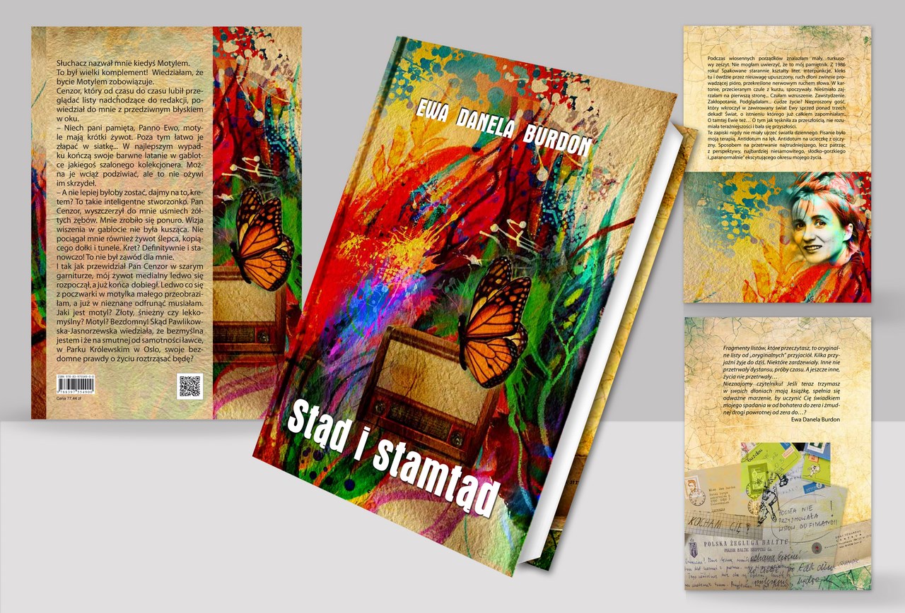 KSIĄŻKA "Stąd i stamtąd" Ewa Danela Burdon + autorska zakładka, piękna;) gratis